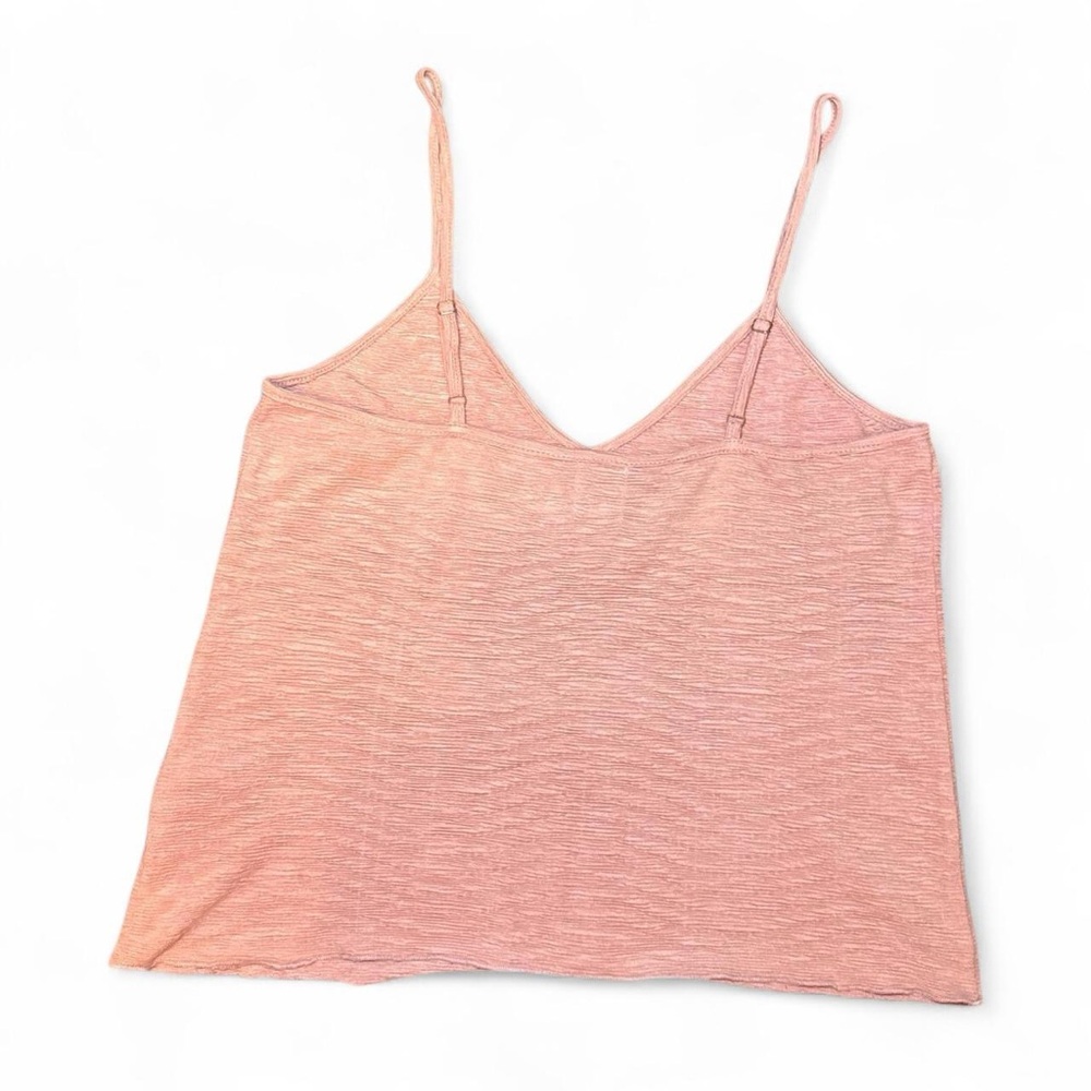 NWT MINKPINK x M|PC Textured Faux Suede Pastel Pink Cami Tank Top — SMALL - Picture 3 of 6